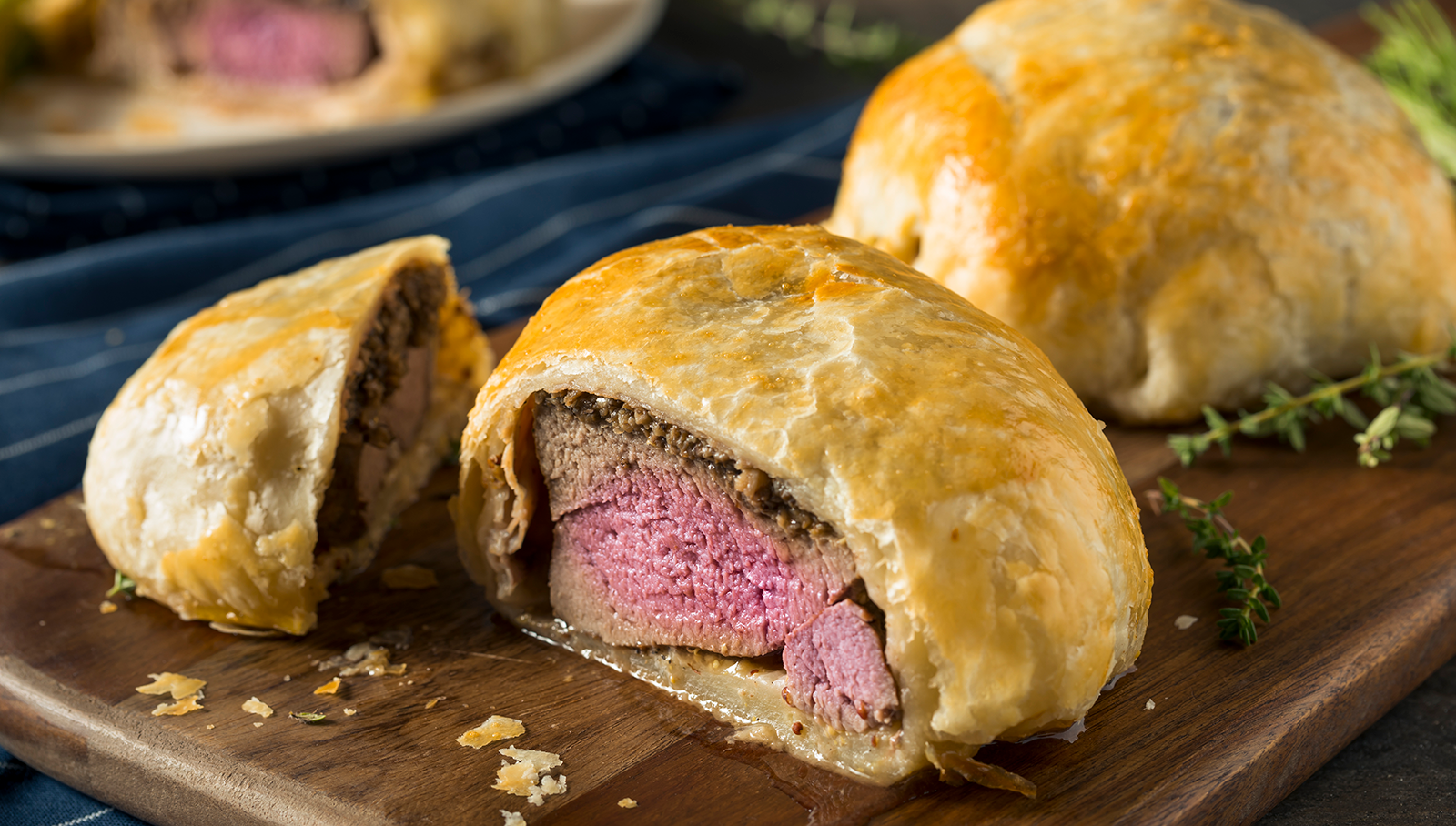 Individual beef wellington